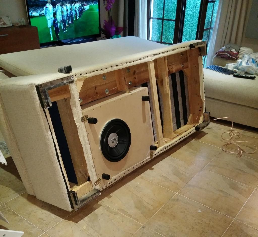 Altavoces sofá subwoofers HUM 2 (2x12") ¿¿Fracaso??